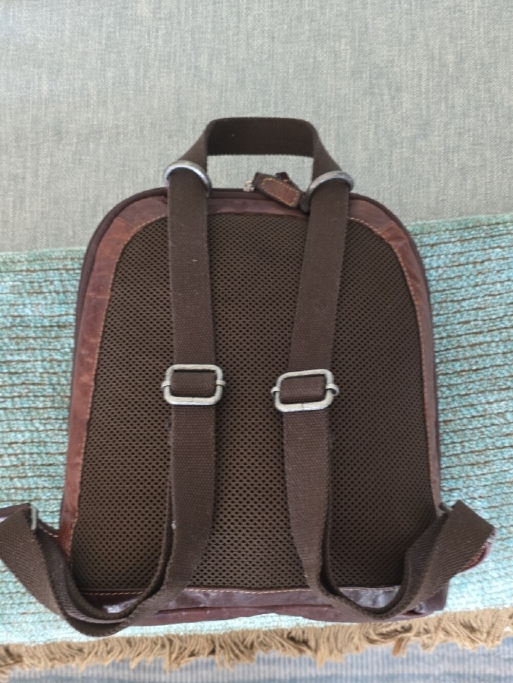 Jack Georges Small Brown Leather Backpack — Women - Picture 5 of 15
